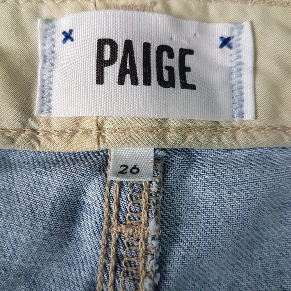 PAIGE | Grant Shorts in Naomi Destructed Wash - Picture 6 of 12